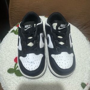 Nike Kids Black and White Sneakers